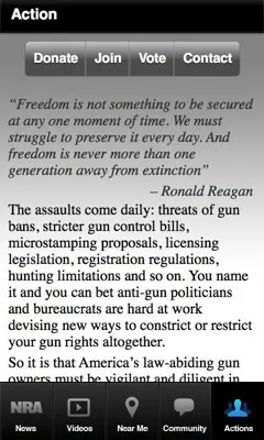 NRA android App screenshot 0